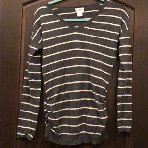 Long sleeve maternity sweater